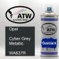 Preview: Opel, Cyber Grey Metallic, WA637R: 400ml Sprühdose, von ATW Autoteile West.